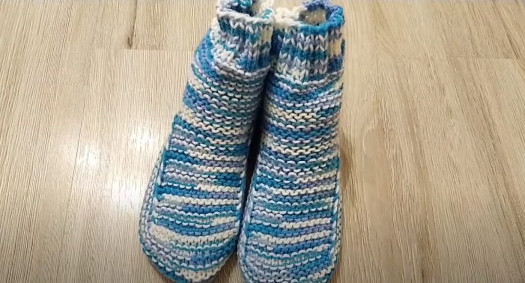 Чорапи на две игли - лесен за изработка модел!
