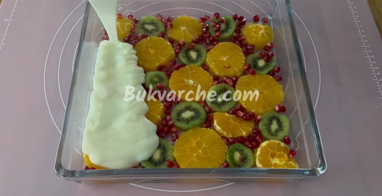 Рецепта за плодово млечен десерт