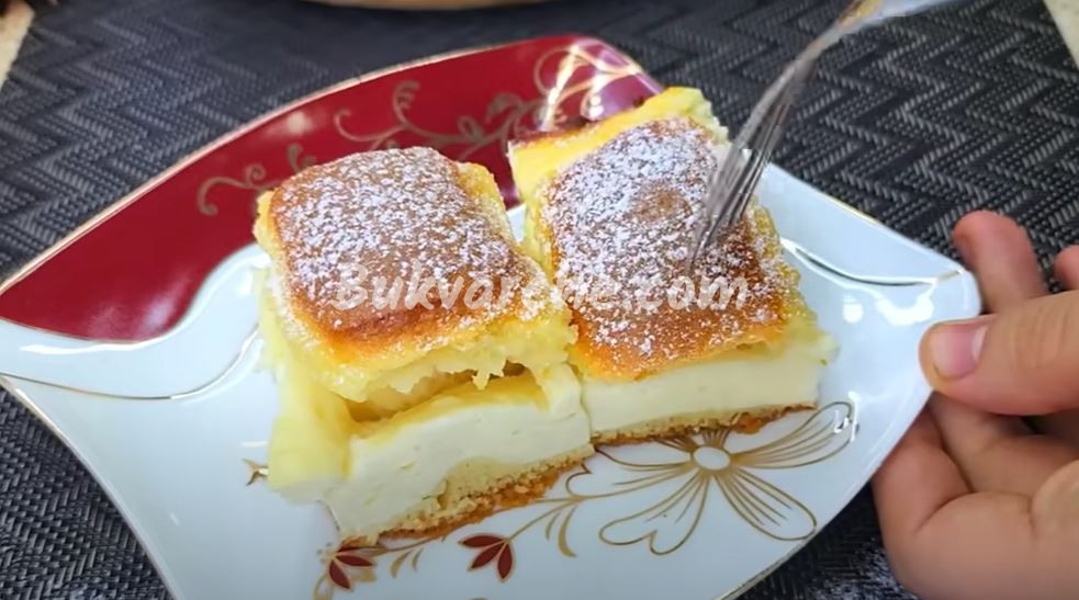 Сладкиш с крема сирене Вкусен, лесен и бърз десерт